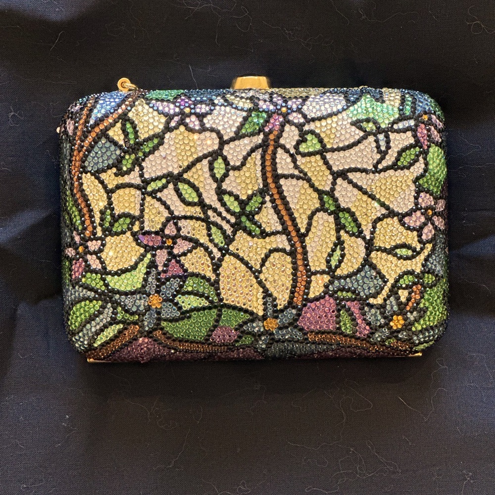 Incredible Judith Leiber Swarovski Crystal Clutch